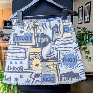 Urban Revivo Denim Miniskirt